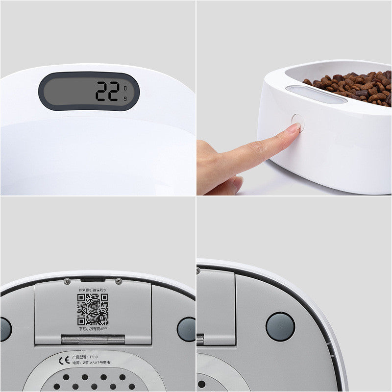 Napf mit integrierter Waage