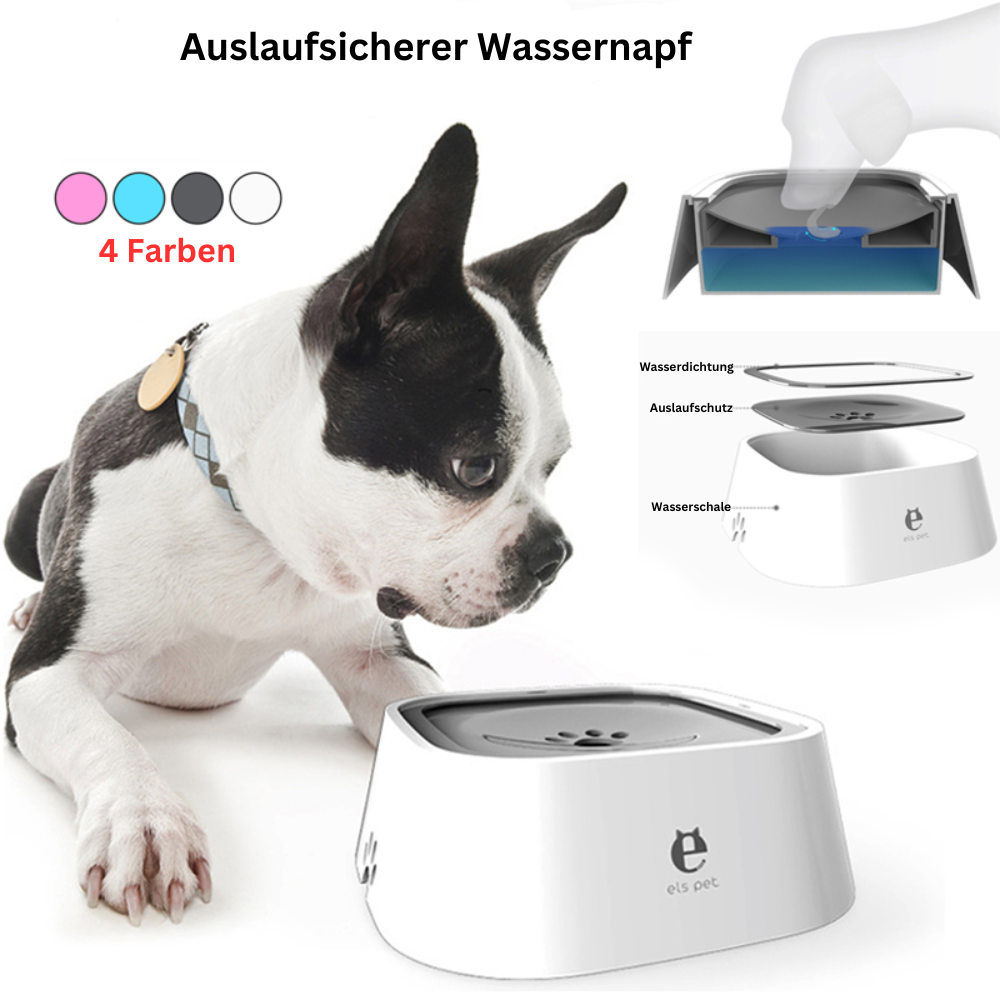 Auslaufsicherer Wassernapf